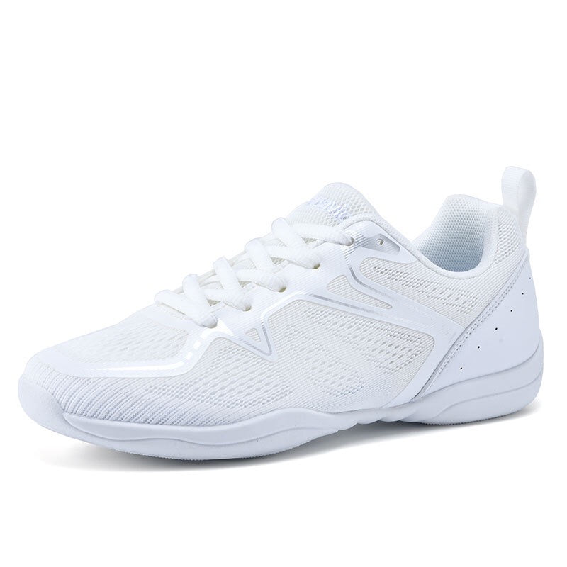 BAXINIER cheer shoes white sports shoes men's and women's competitive comfortable breathable competition shoes