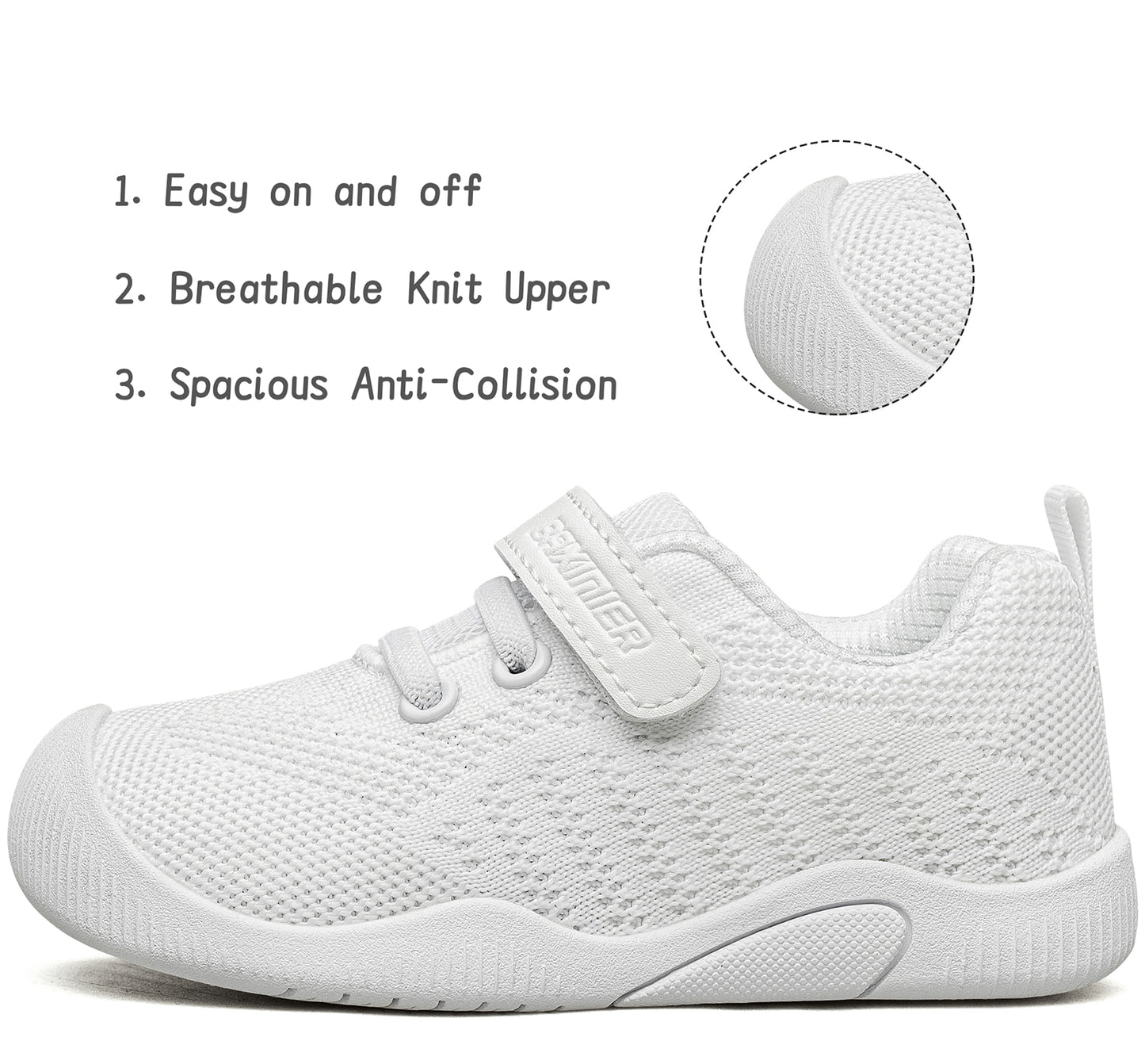 BAXINIER baby sports shoes breathable sports training dance tennis walking shoes