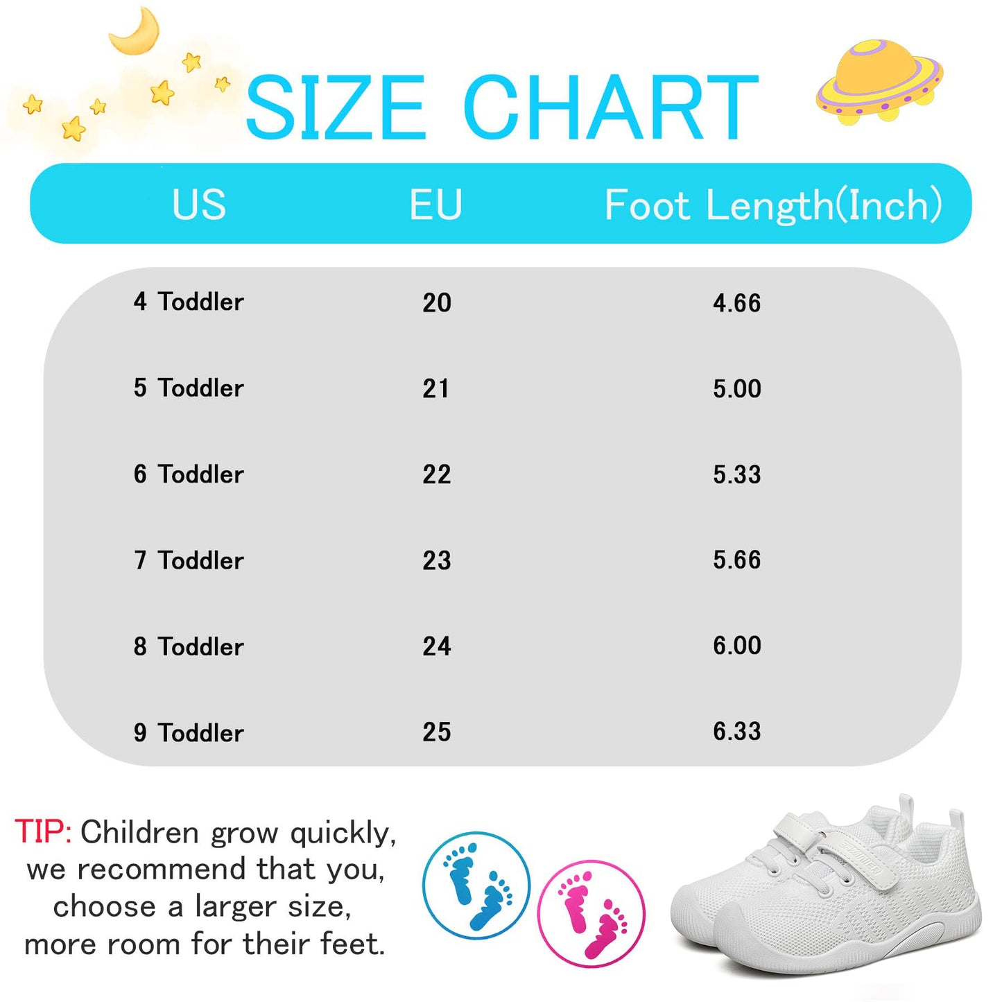 BAXINIER baby sports shoes breathable sports training dance tennis walking shoes