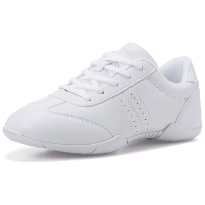 BAXINIER Branco Cheerleading Dança Sapatos Treinamento Atlético Tênis Caminhada Respirável Competição Cheer Sneakers