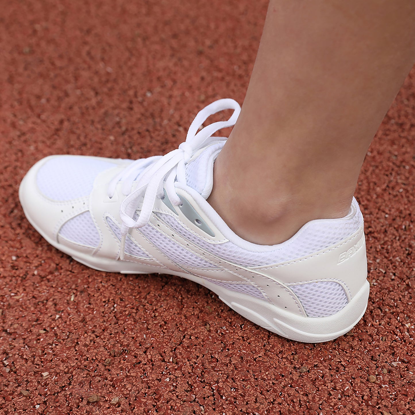 BAXINIER Youth Girls Cheerleading Dancing Shoes Caminhada Respirável Competição Tênis