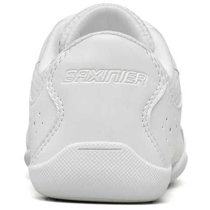 BAXINIER Meninas Branco Cheerleading Shoes Juventude Leve Competição Cheer Sneakers Crianças Respirável Sapatos de Dança