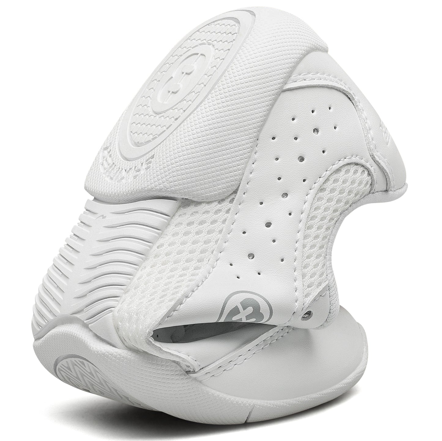BAXINIER Meninas Branco Cheerleading Shoes Juventude Leve Competição Cheer Sneakers Crianças Respirável Sapatos de Dança