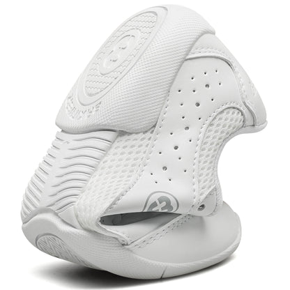 BAXINIER Meninas Branco Cheerleading Shoes Juventude Leve Competição Cheer Sneakers Crianças Respirável Sapatos de Dança