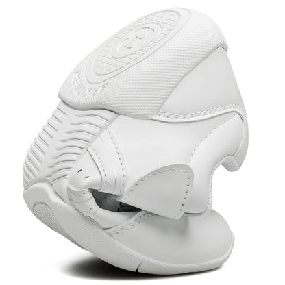 BAXINIER Meninas Branco Cheerleading Shoes Leve Juventude Competição Cheer Sneakers Crianças Treinamento Dança Tênis Esporte Sapatos