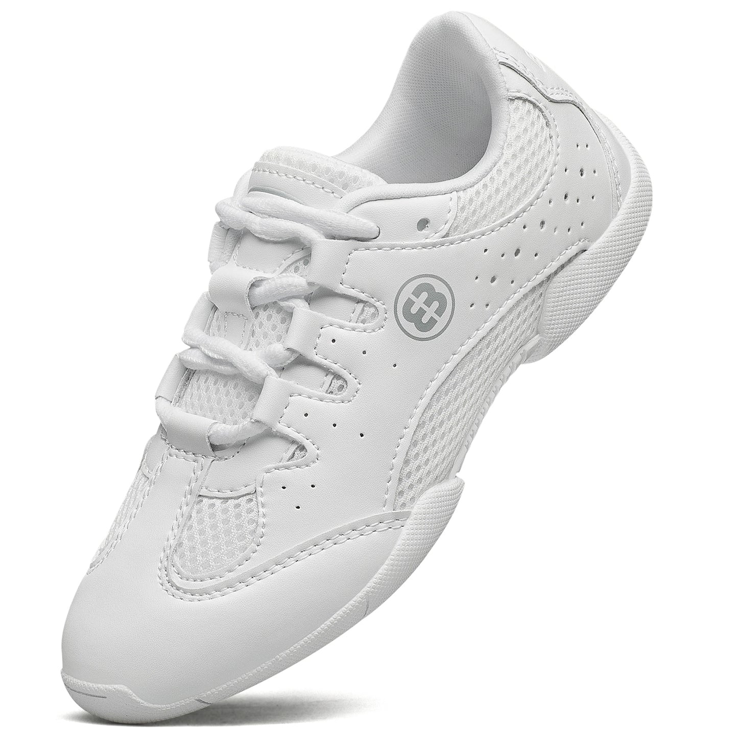 BAXINIER Meninas Branco Cheerleading Shoes Juventude Leve Competição Cheer Sneakers Crianças Respirável Sapatos de Dança