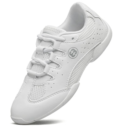 BAXINIER Meninas Branco Cheerleading Shoes Juventude Leve Competição Cheer Sneakers Crianças Respirável Sapatos de Dança