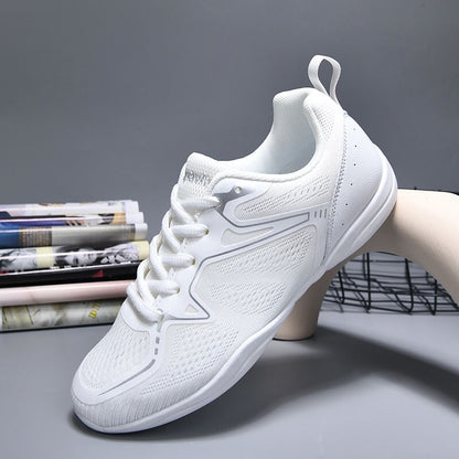 BAXINIER cheer shoes white sports shoes men's and women's competitive comfortable breathable competition shoes