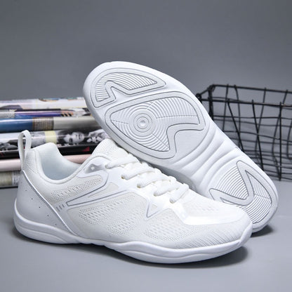 BAXINIER cheer shoes white sports shoes men's and women's competitive comfortable breathable competition shoes