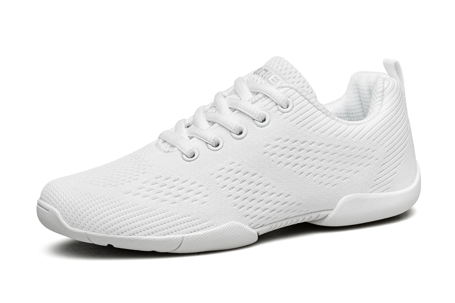 BAXINIER White Cheer Shoes for Womens Cheerleading shoes Girls Youth White Competition Dance Shoe Sports Tennis Training Athletic Flats Breathable Soft comfortable