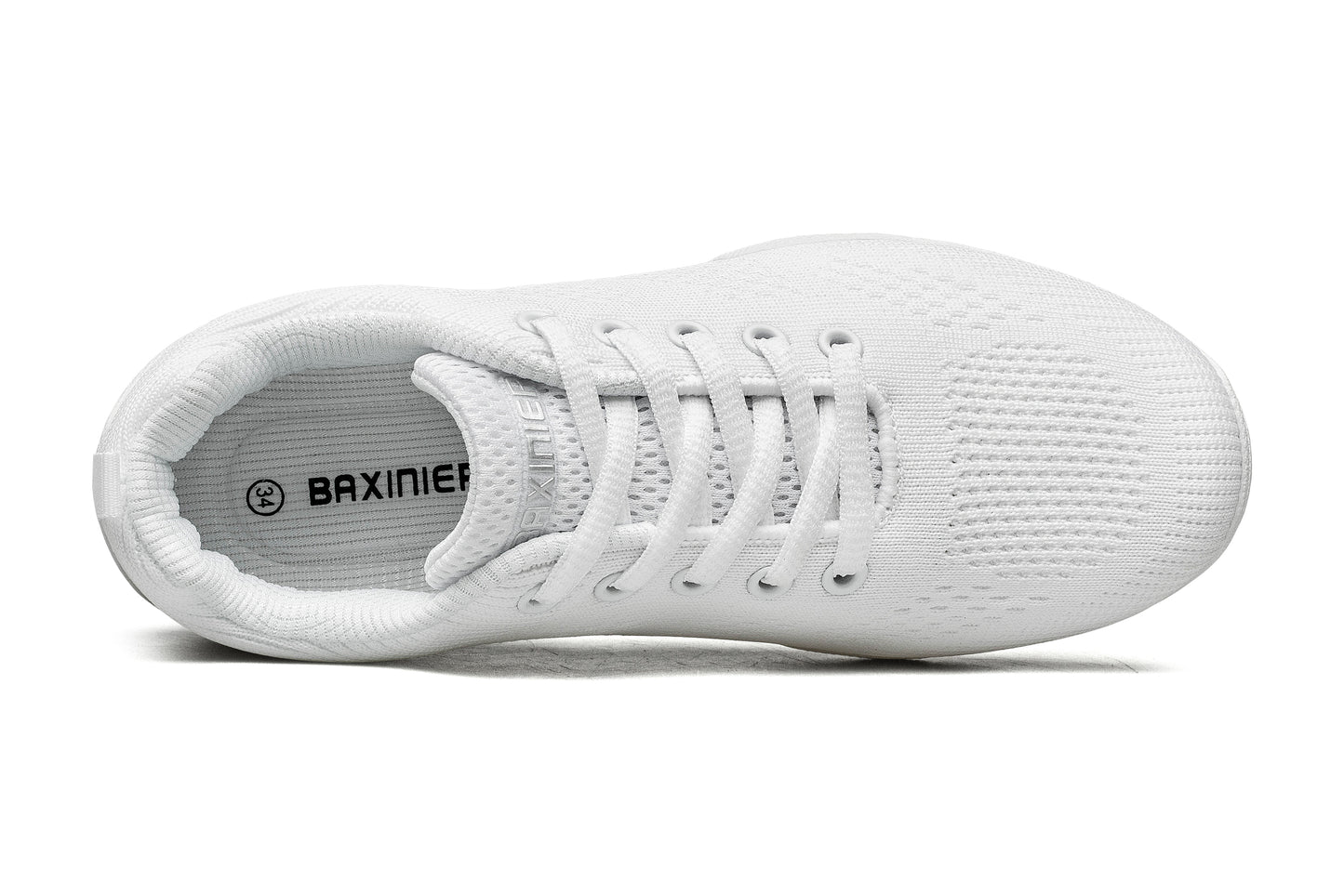 BAXINIER White Cheer Shoes for Womens Cheerleading shoes Girls Youth White Competition Dance Shoe Sports Tennis Training Athletic Flats Breathable Soft comfortable