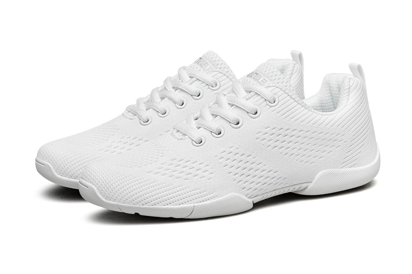 BAXINIER White Cheer Shoes for Womens Cheerleading shoes Girls Youth White Competition Dance Shoe Sports Tennis Training Athletic Flats Breathable Soft comfortable