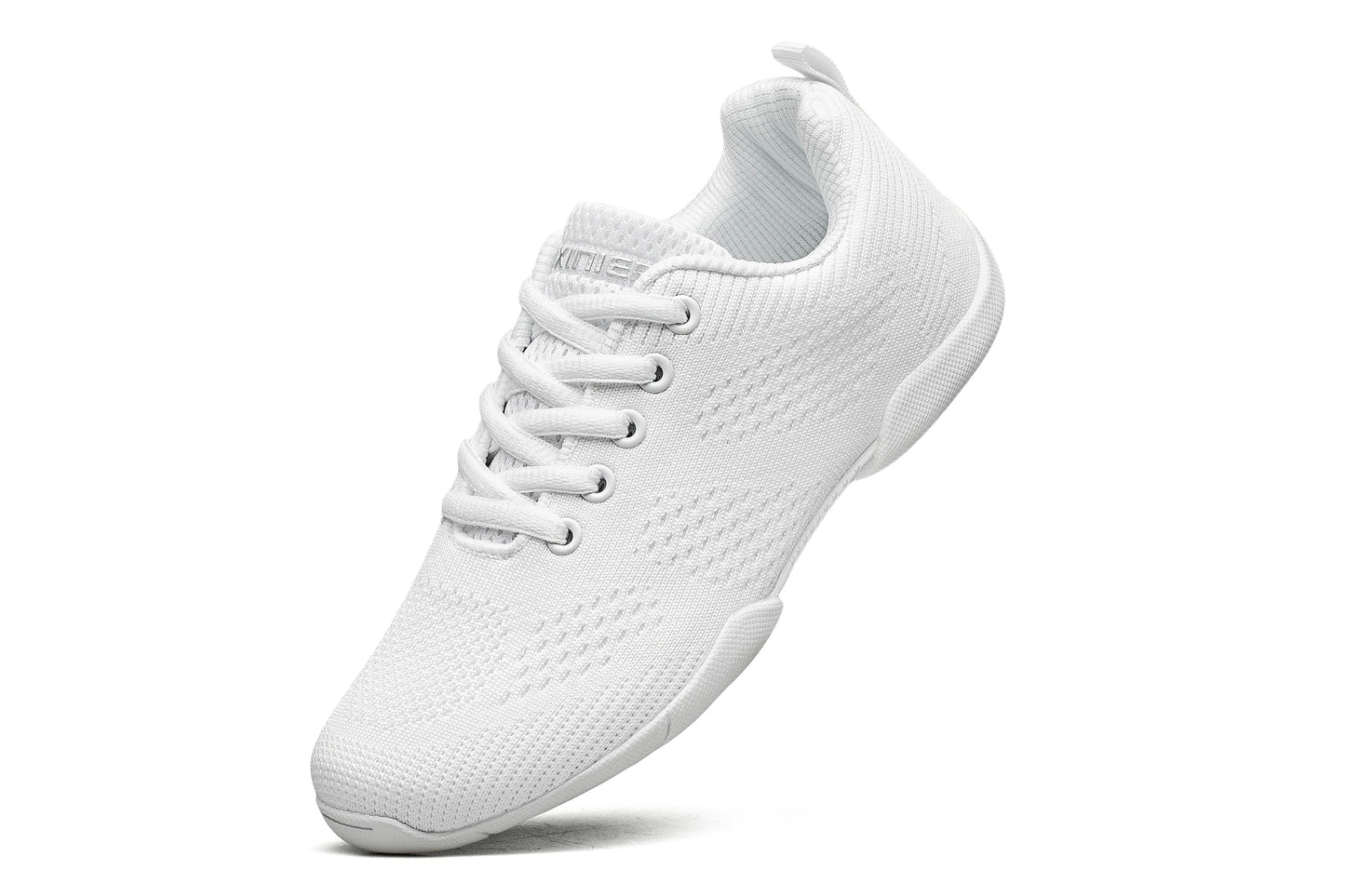 BAXINIER White Cheer Shoes for Womens Cheerleading shoes Girls Youth White Competition Dance Shoe Sports Tennis Training Athletic Flats Breathable Soft comfortable