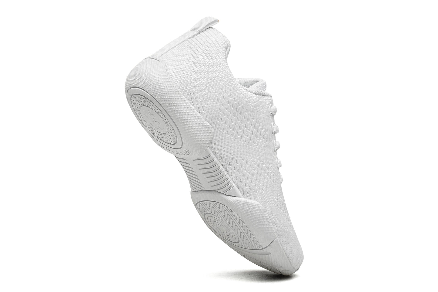 BAXINIER White Cheer Shoes for Womens Cheerleading shoes Girls Youth White Competition Dance Shoe Sports Tennis Training Athletic Flats Breathable Soft comfortable