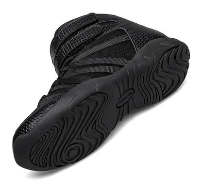 BAXINIER Girls White High Top Cheerleading Shoes Lightweight Youth Cheer Competition Sneakers Training Dance Tennis Shoes