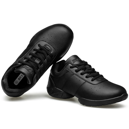 BAXINIER Sapatos de dança de torcida respirável para competição juvenil Tênis de torcida