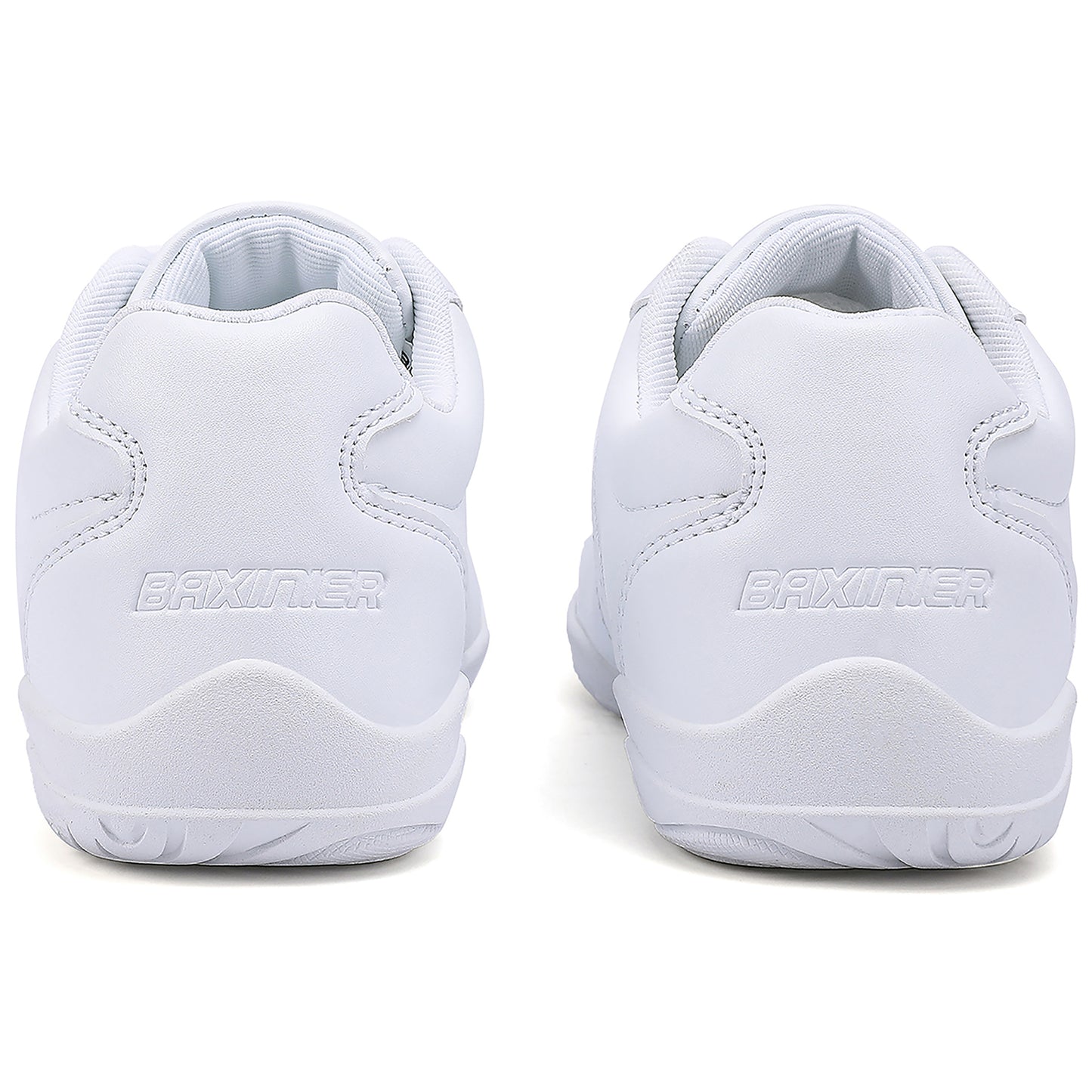 BAXINIER Youth Girls Branco Cheerleading Dança Sapatos Caminhada Respirável Competição Cheer Sneakers