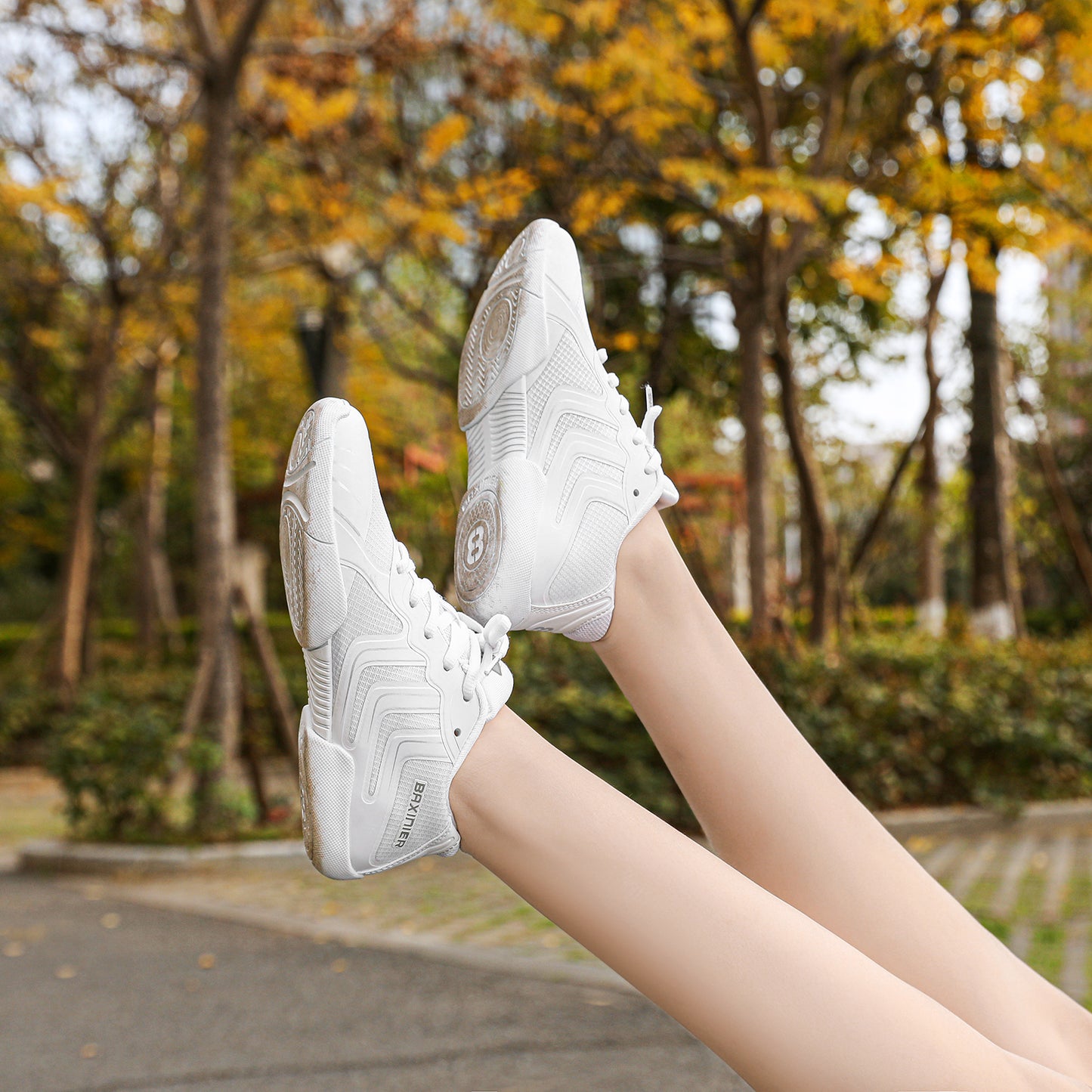 BAXINIER Sapatos de Cheerleading Competição Juvenil Tênis de Dança Treinamento Atlético Tênis