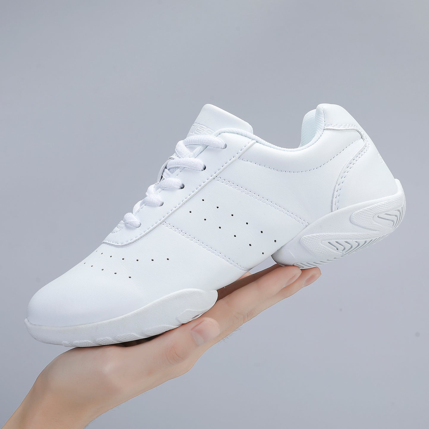 BAXINIER Sapatos de dança de torcida respirável para competição juvenil Tênis de torcida