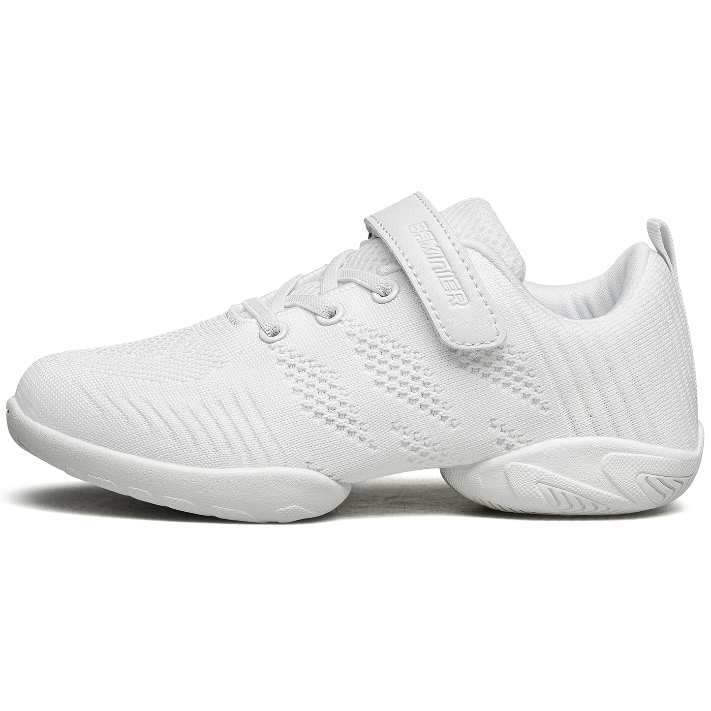 BAXINIER Meninas Branco Cheerleading Shoes Leve Juventude Competição Cheer Sneakers Crianças Treinamento Dança Tênis Tênis