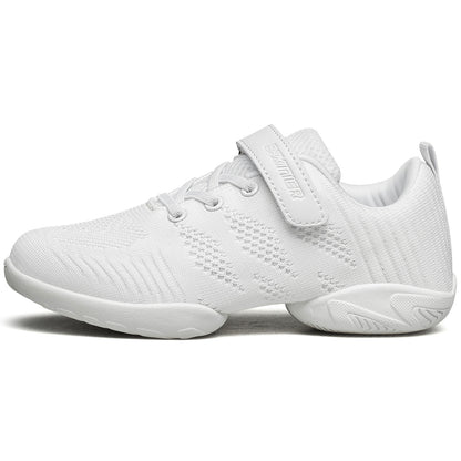 BAXINIER Meninas Branco Cheerleading Shoes Leve Juventude Competição Cheer Sneakers Crianças Treinamento Dança Tênis Tênis