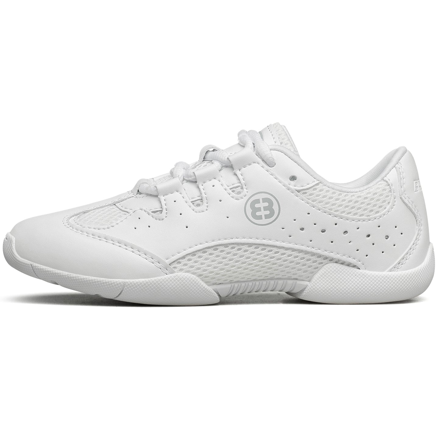 BAXINIER Meninas Branco Cheerleading Shoes Juventude Leve Competição Cheer Sneakers Crianças Respirável Sapatos de Dança