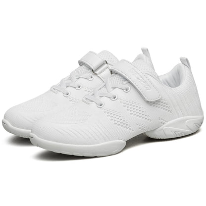 BAXINIER Meninas Branco Cheerleading Shoes Leve Juventude Competição Cheer Sneakers Crianças Treinamento Dança Tênis Tênis