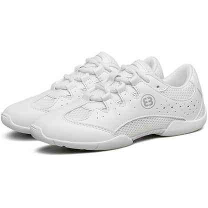 BAXINIER Meninas Branco Cheerleading Shoes Juventude Leve Competição Cheer Sneakers Crianças Respirável Sapatos de Dança