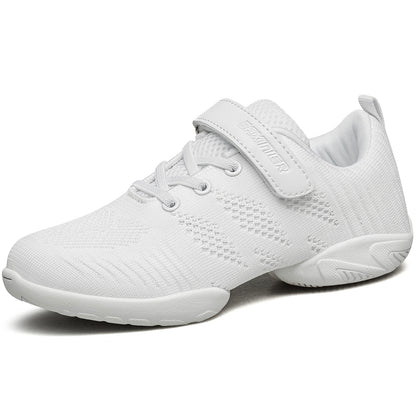 BAXINIER Meninas Branco Cheerleading Shoes Leve Juventude Competição Cheer Sneakers Crianças Treinamento Dança Tênis Tênis