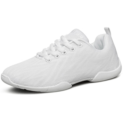 BAXINIER Meninas Sapatos de Torcida Brancos Sapatos de Dança de Torcida Leves Tênis de Competição Juvenil Treinamento Atlético Tênis Sapatos de Caminhada