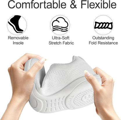 BAXINIER Girls Wide Cheer Shoes Toddler White Cheerleading Shoes Lightweight Youth Competition Training Dance Tennis Sneakers