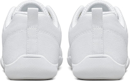 BAXINIER Girls White Cheerleading Shoes Youth Competition Cheer Sneakers Lightweight Athletic Training Dance Tennis Walking Shoes