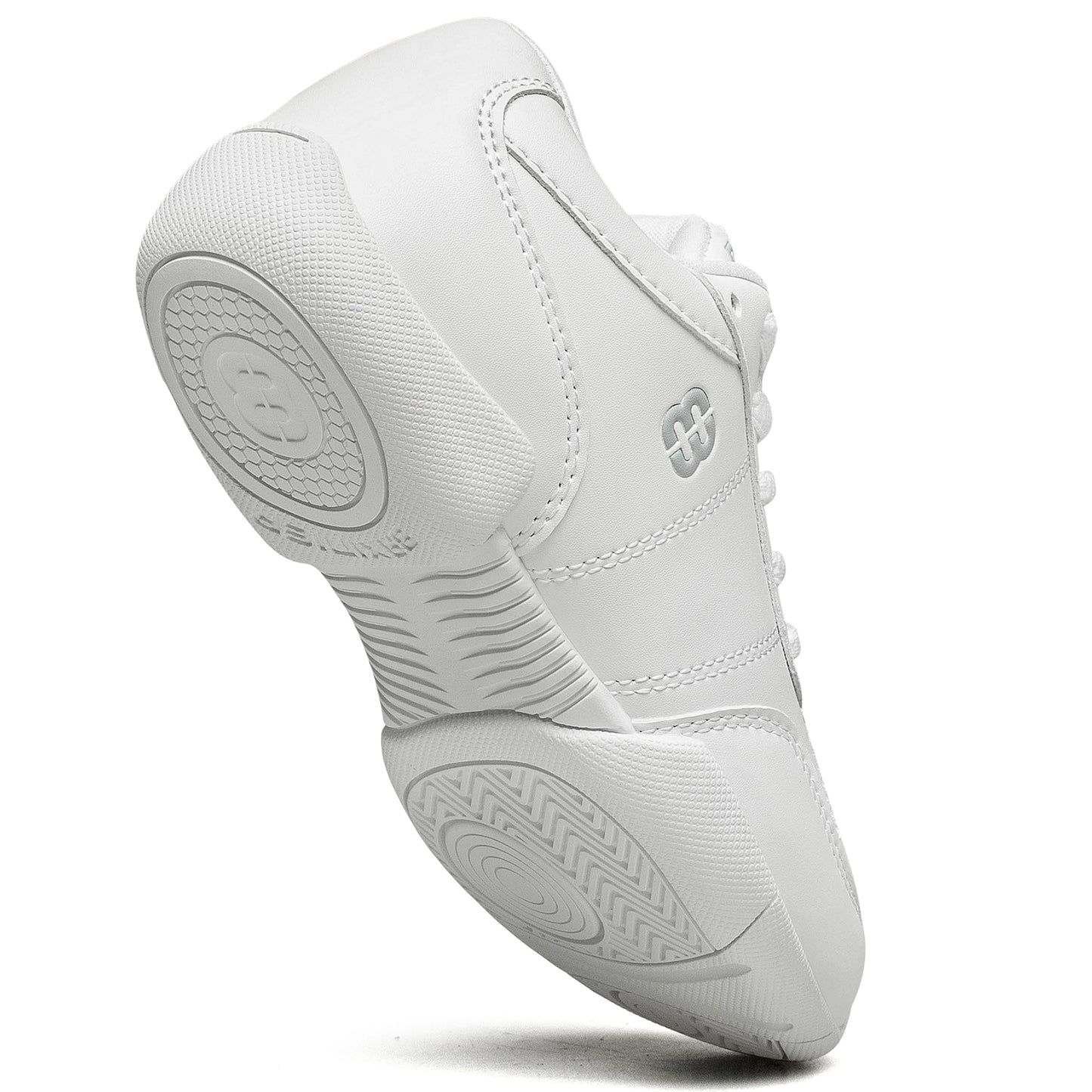 BAXINIER Meninas Branco Cheerleading Shoes Leve Juventude Cheer Competição Tênis Crianças Treinamento Dança Tênis Caminhada Sapatos