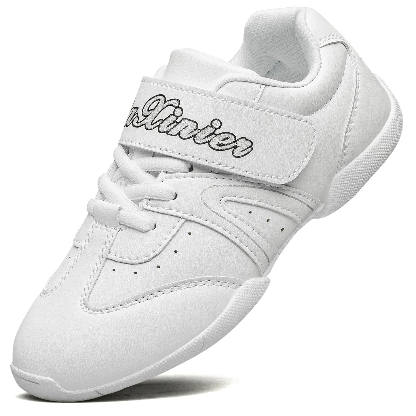 BAXINIER Meninas Branco Cheerleading Shoes Leve Juventude Competição Cheer Sneakers Crianças Treinamento Dança Tênis Esporte Sapatos