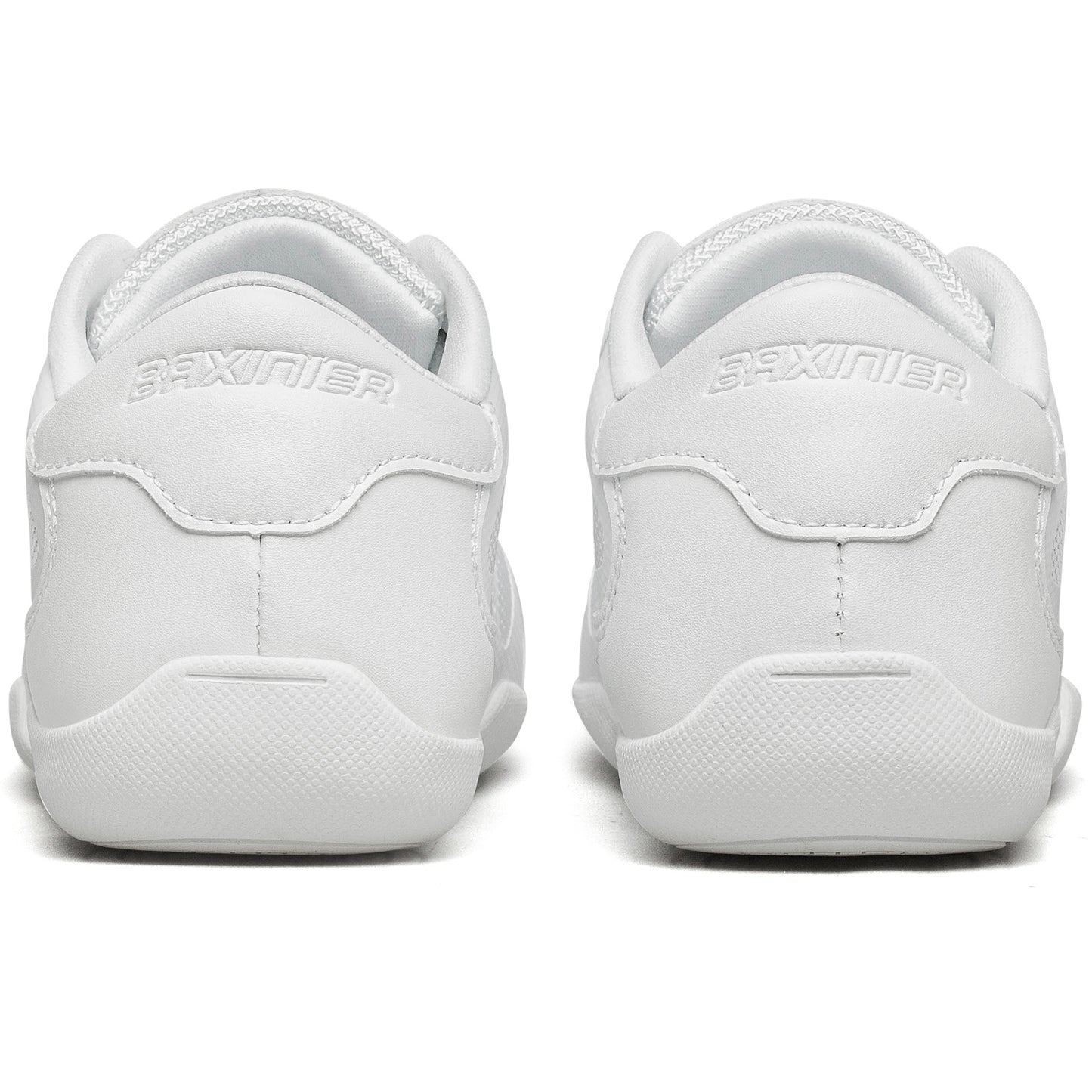 BAXINIER Girls Cheer Shoes Sapatos de dança de torcida brancos Tênis de competição para jovens