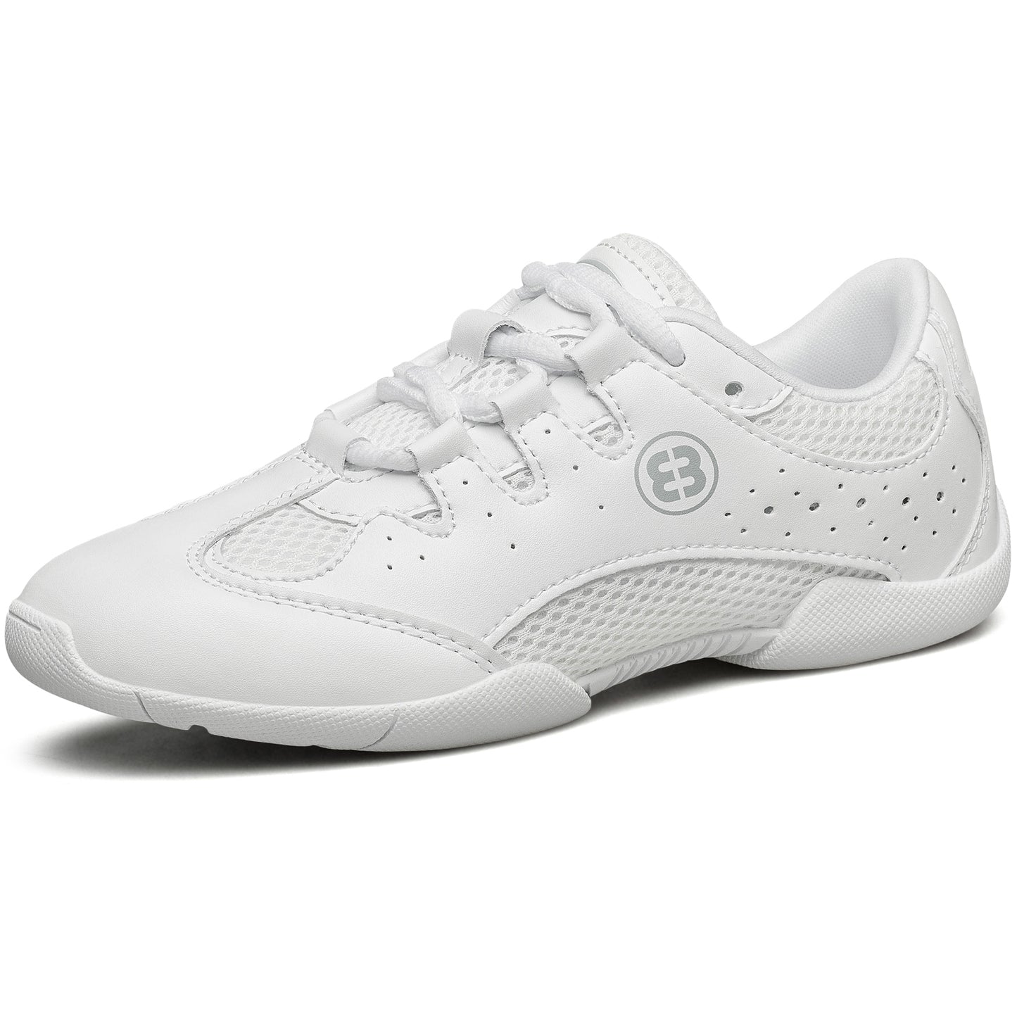 BAXINIER Meninas Branco Cheerleading Shoes Juventude Leve Competição Cheer Sneakers Crianças Respirável Sapatos de Dança