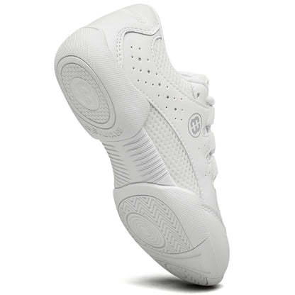 BAXINIER Meninas Branco Cheerleading Shoes Juventude Leve Competição Cheer Sneakers Crianças Respirável Sapatos de Dança