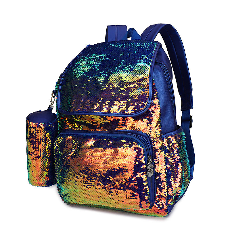 BAXINIER popular cheerleading super quente mochilas femininas novas mochilas de lantejoulas moda bolsa de viagem versátil mochila de estudante 