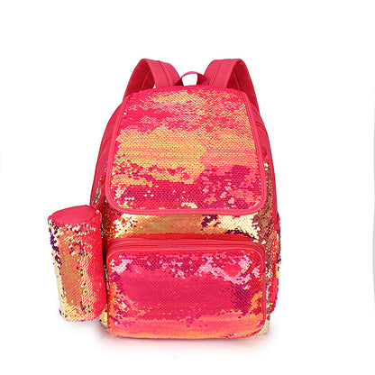 BAXINIER popular cheerleading super quente mochilas femininas novas mochilas de lantejoulas moda bolsa de viagem versátil mochila de estudante 