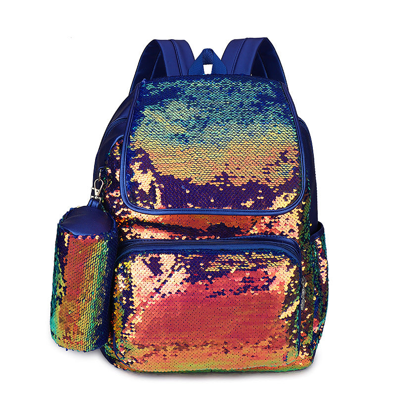 BAXINIER popular cheerleading super quente mochilas femininas novas mochilas de lantejoulas moda bolsa de viagem versátil mochila de estudante 