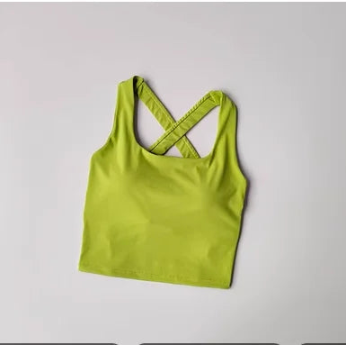 BAXINIER Cheerleading Sports Bra Seamless Sports Bra Sexy Yoga Fitness Top Sports Running Underwear Push-Up Bra Sportswear Bralette Female