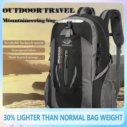 BAXINIER Outdoor Waterproof Large Capacity Hiking Bag 40L